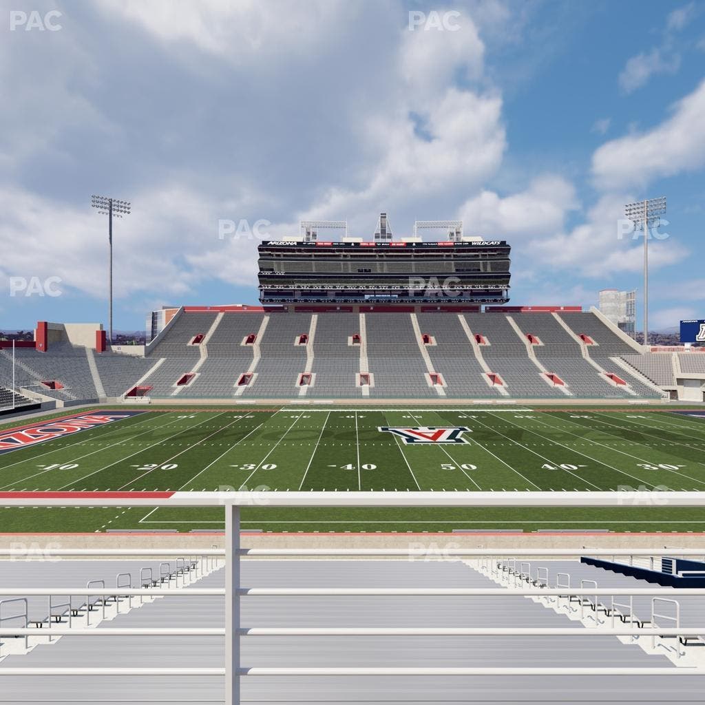 Arizona Stadium - Section W 5 Seat View