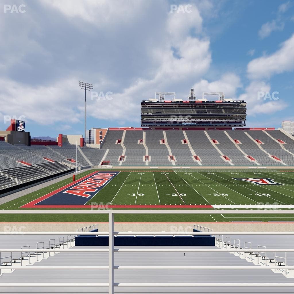 Arizona Stadium - Section W 6 Seat View