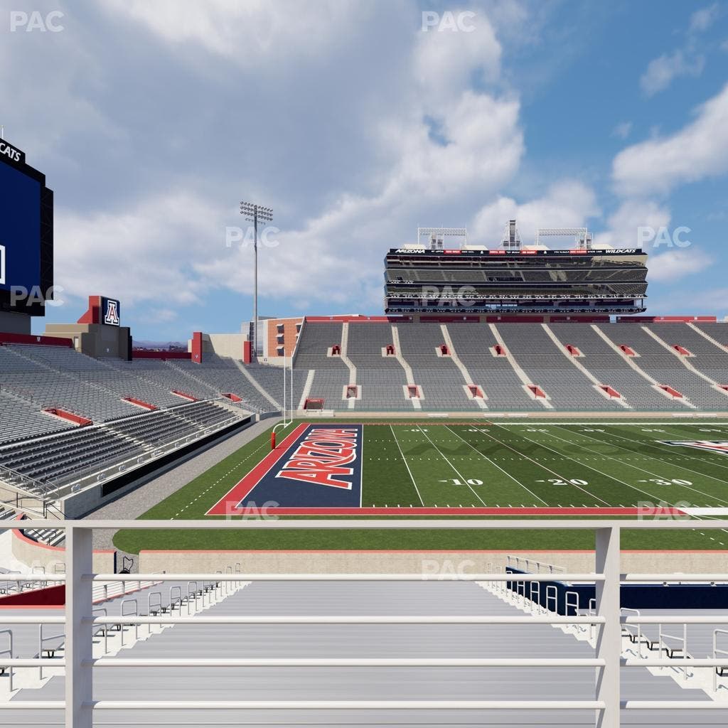 Arizona Stadium - Section W 7 Seat View