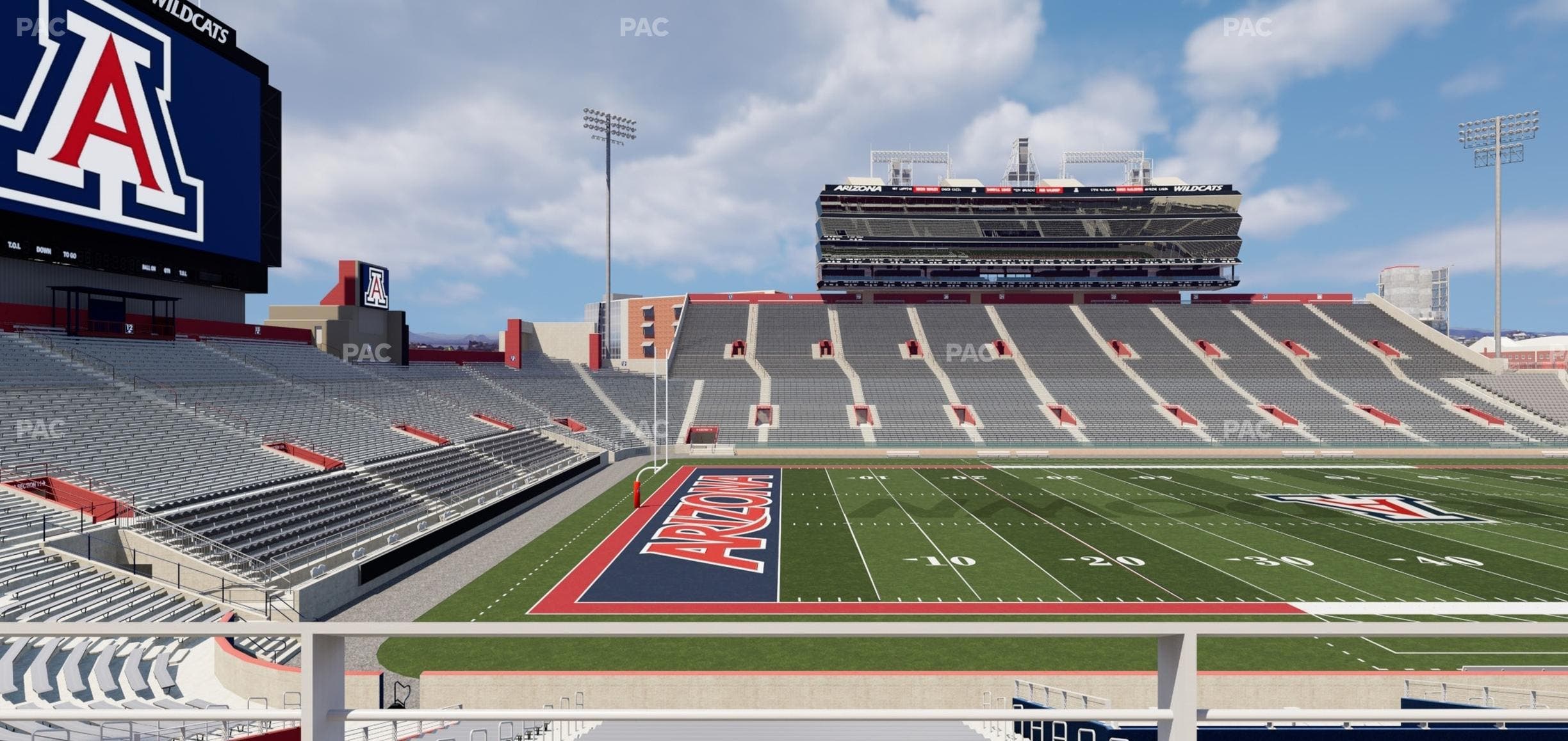 Arizona Stadium - Section W 7 Seat View