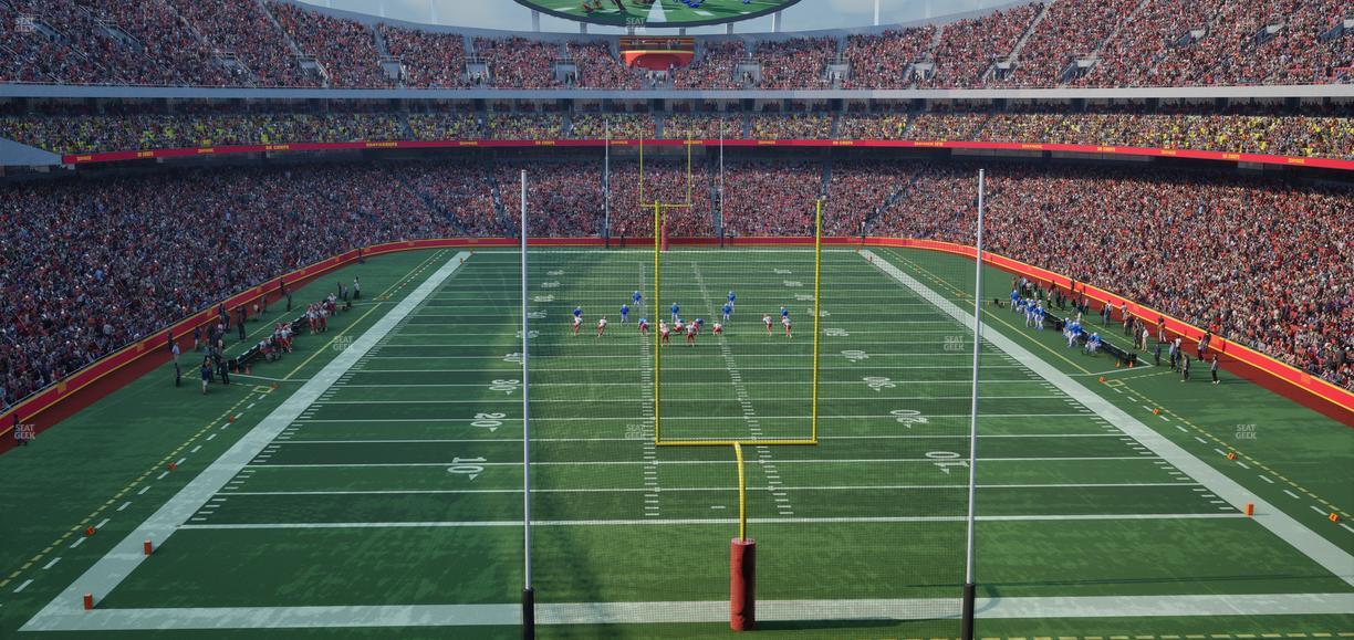 Arrowhead Stadium - Section Suite 213 R Seat View