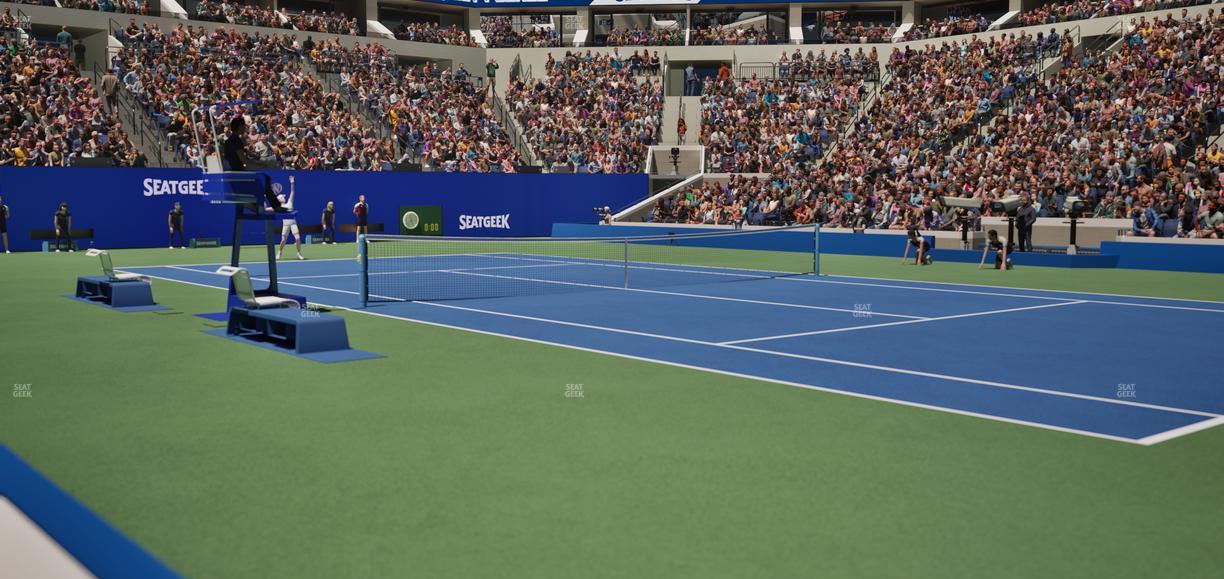 Arthur Ashe Stadium - Section 100 A Seat View