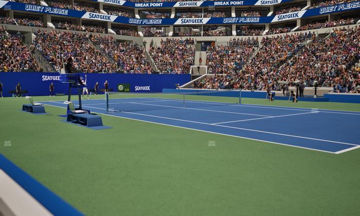 Arthur Ashe Stadium - Section 100 A Seat View