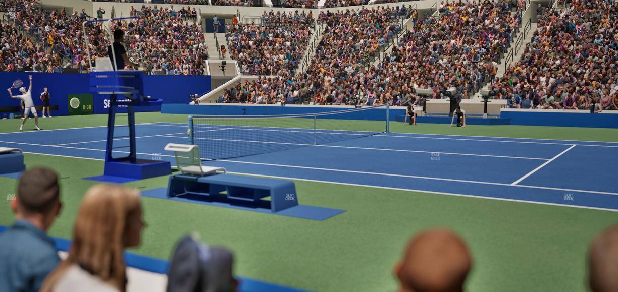 Arthur Ashe Stadium - Section 100 B Seat View