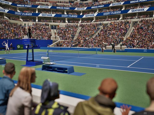 Arthur Ashe Stadium - Section 100 B Seat View Arthur Ashe Stadium - Section 100 B Seat View