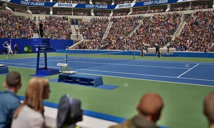 Arthur Ashe Stadium - Section 100 B Seat View