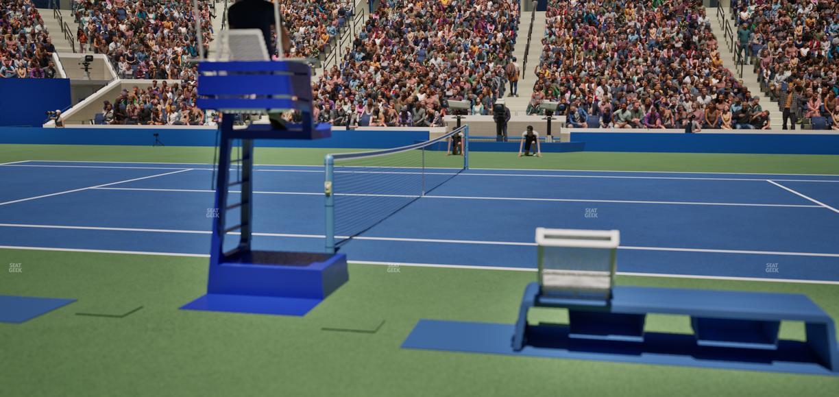 Arthur Ashe Stadium - Section 100 C Seat View