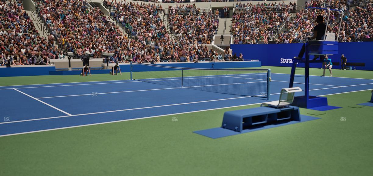 Arthur Ashe Stadium - Section 100 F Seat View