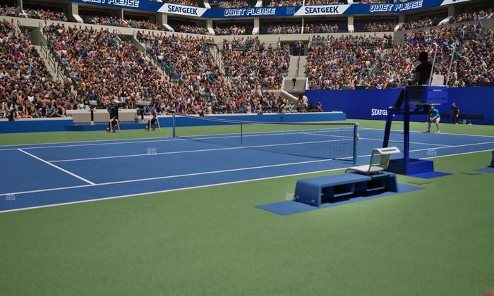 Arthur Ashe Stadium - Section 100 F Seat View