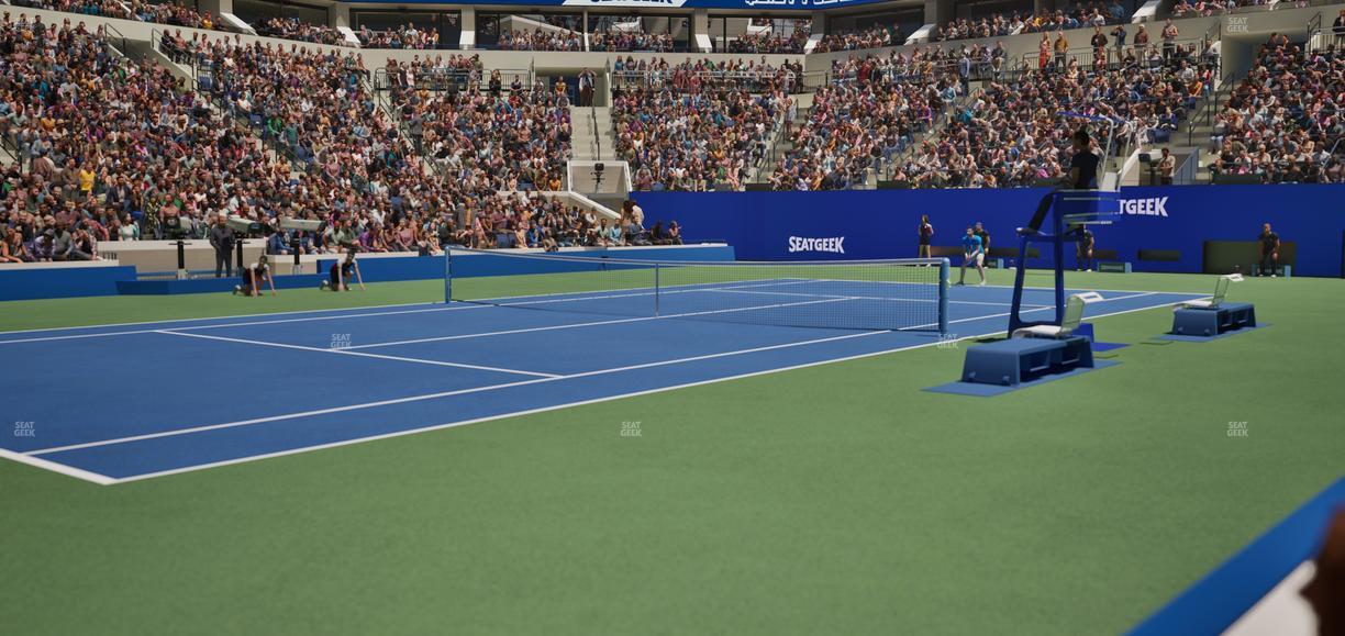 Arthur Ashe Stadium - Section 100 G Seat View