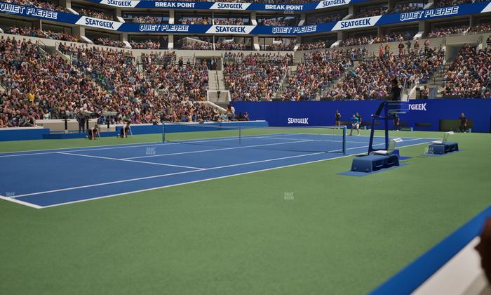 Arthur Ashe Stadium - Section 100 G Seat View