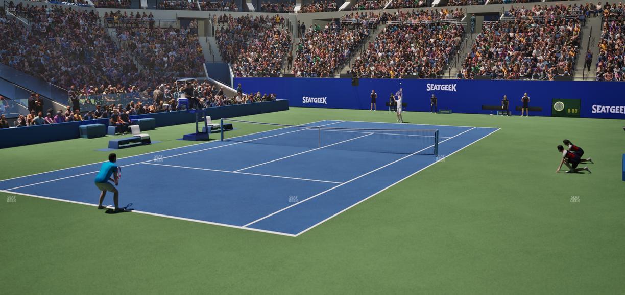 Arthur Ashe Stadium - Section 102 Seat View