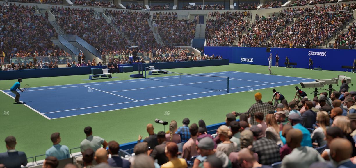 Arthur Ashe Stadium - Section 104 Seat View