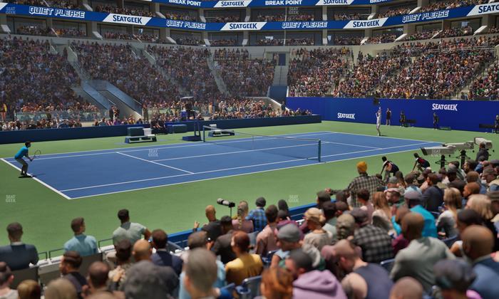 Arthur Ashe Stadium - Section 104 Seat View