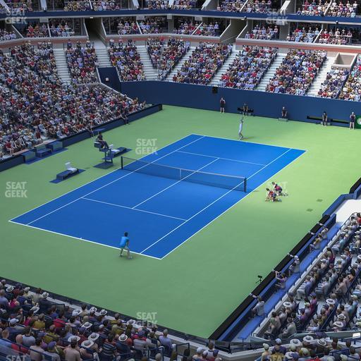 Arthur Ashe Stadium - Section 104 Seat View