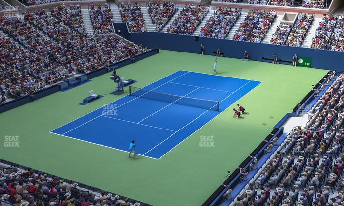 Arthur Ashe Stadium - Section 104 Seat View