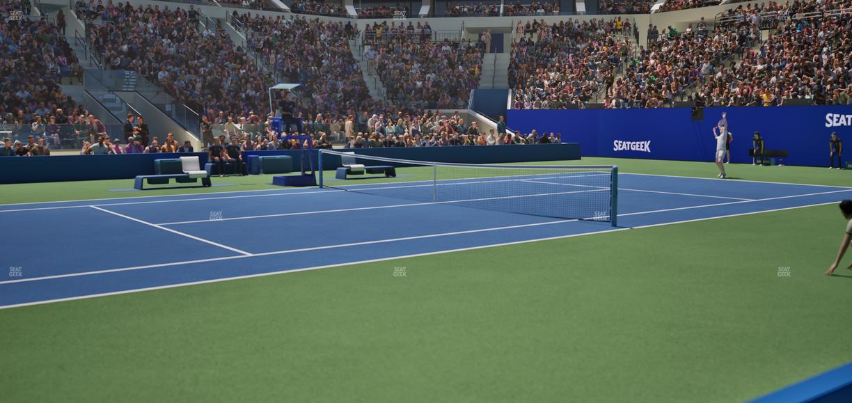 Arthur Ashe Stadium - Section 105 Seat View