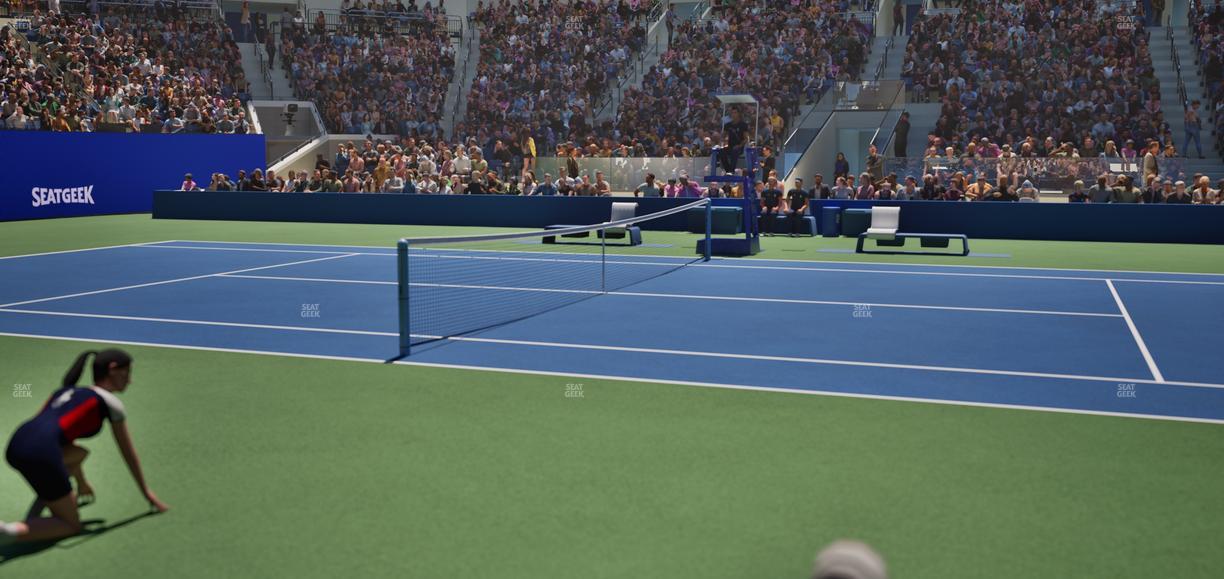 Arthur Ashe Stadium - Section 107 Seat View