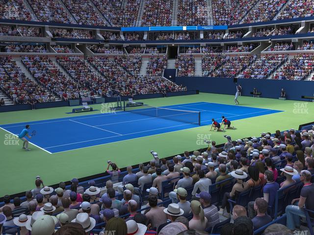 Arthur Ashe Stadium - Section 11 Seat View