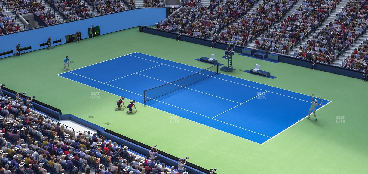 Arthur Ashe Stadium - Section 114 Seat View