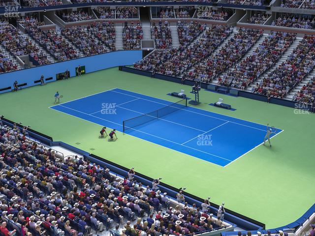 Arthur Ashe Stadium - Section 114 Seat View