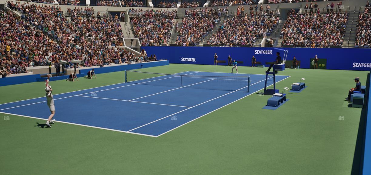 Arthur Ashe Stadium - Section 114 Seat View
