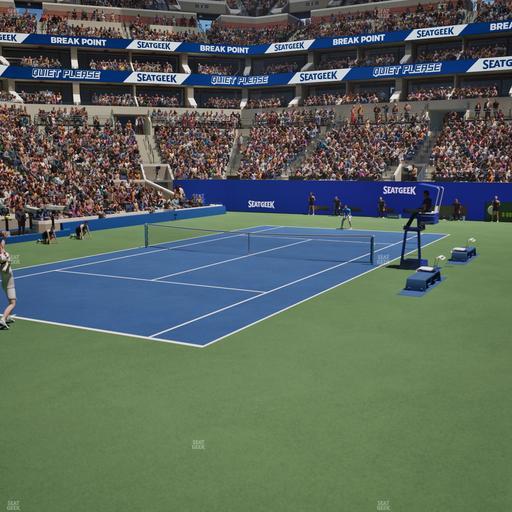 Arthur Ashe Stadium - Section 114 Seat View