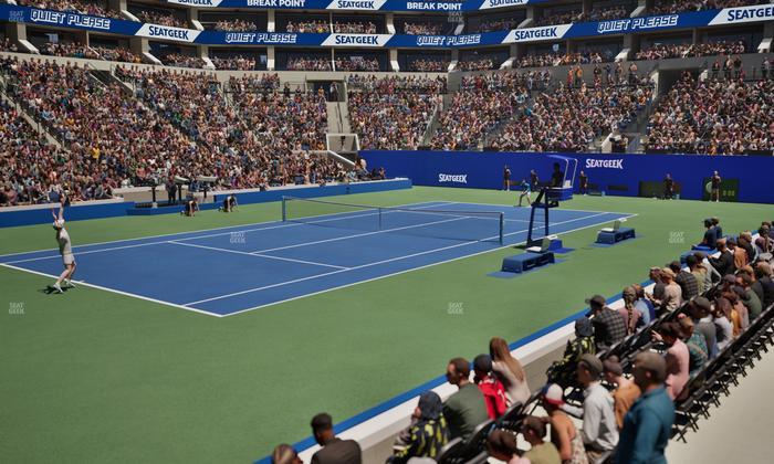 Arthur Ashe Stadium - Section 115 Seat View