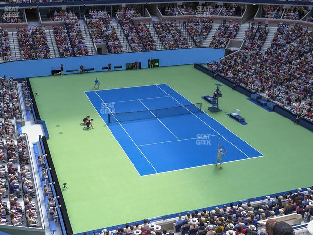 Arthur Ashe Stadium - Section 117 Seat View