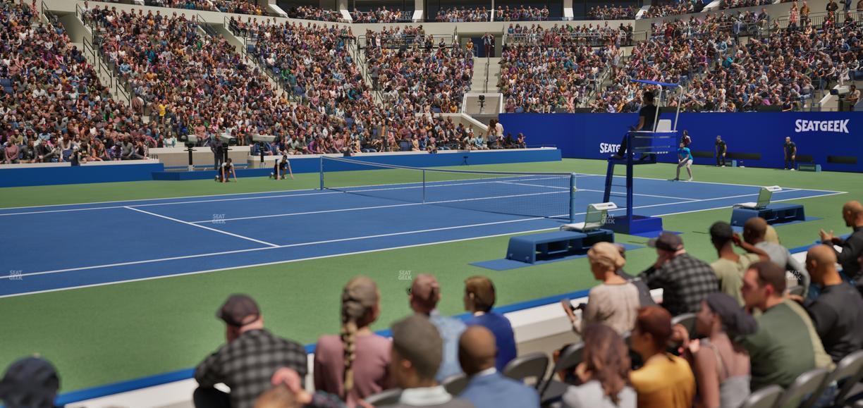 Arthur Ashe Stadium - Section 117 Seat View