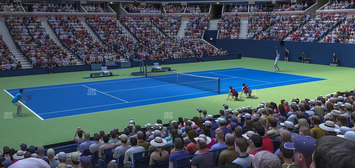 Arthur Ashe Stadium - Section 12 Seat View