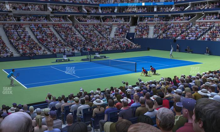 Arthur Ashe Stadium - Section 12 Seat View