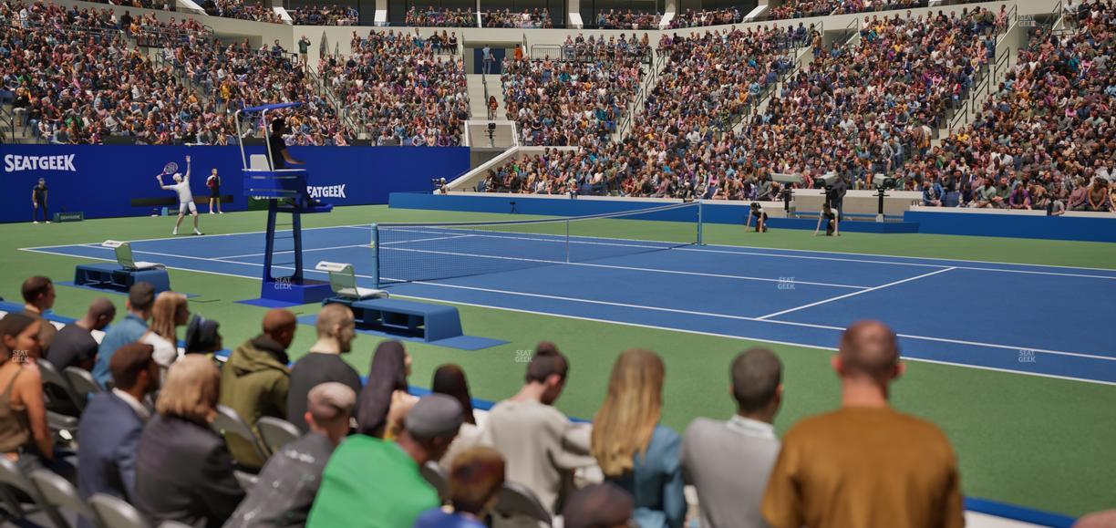 Arthur Ashe Stadium - Section 120 Seat View