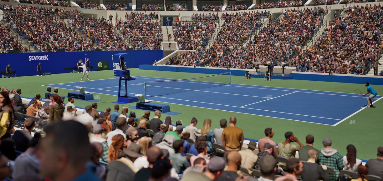 Arthur Ashe Stadium - Section 121 Seat View