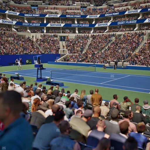 Arthur Ashe Stadium - Section 121 Seat View