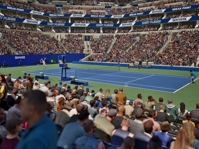 Arthur Ashe Stadium - Section 121 Seat View Arthur Ashe Stadium - Section 121 Seat View