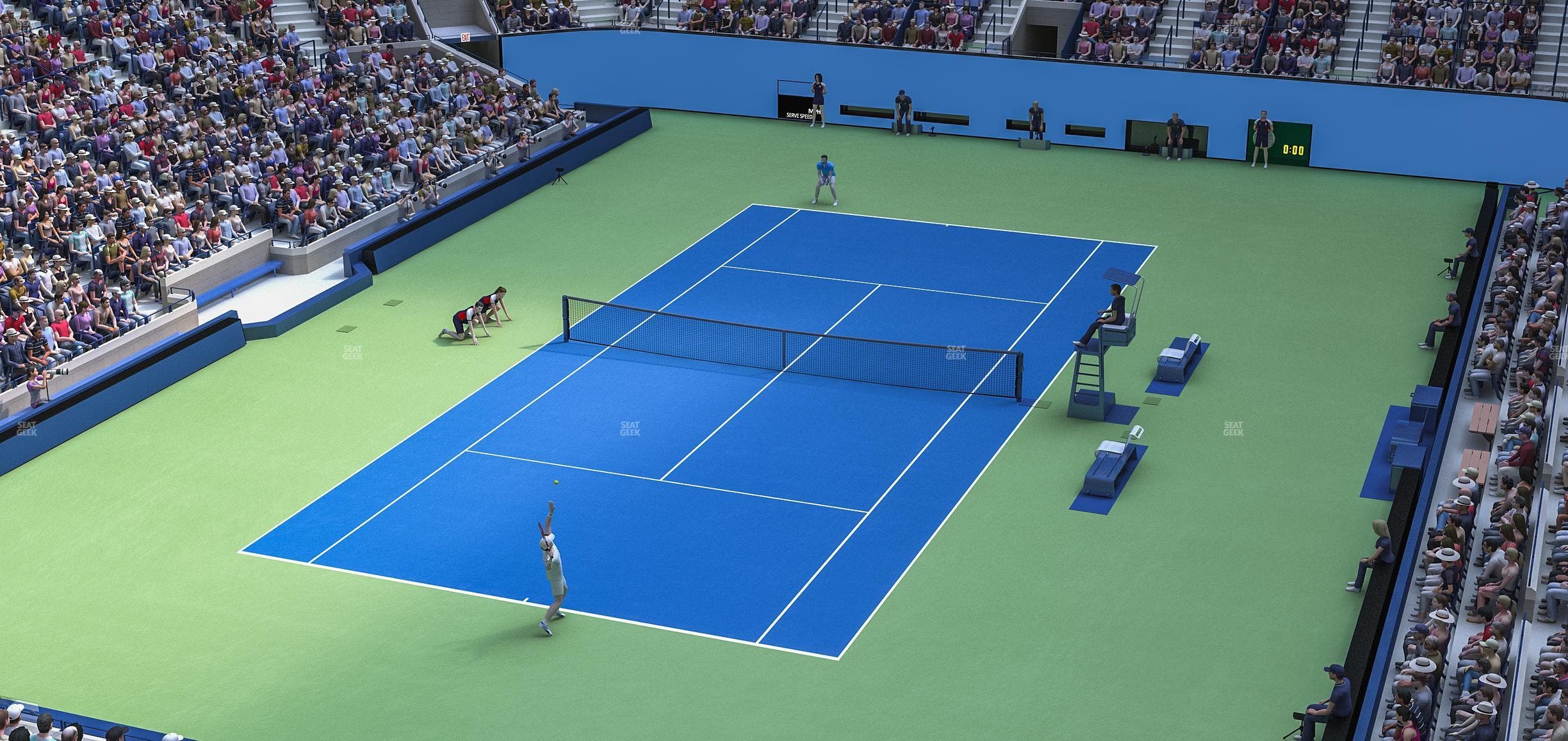 Arthur Ashe Stadium - Section 121 Seat View