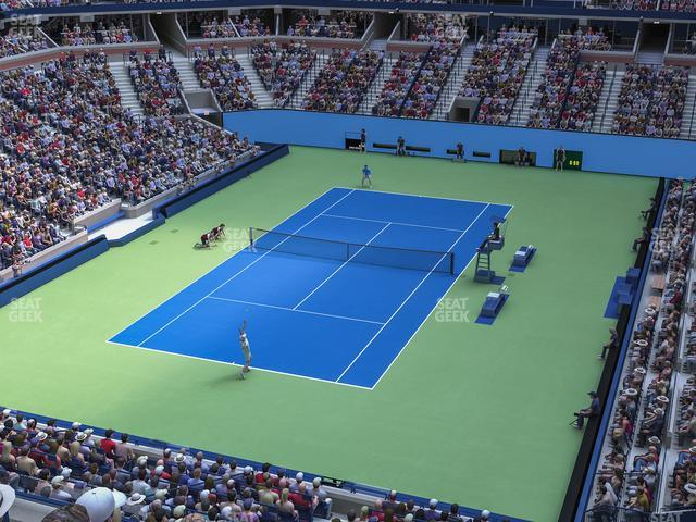 Arthur Ashe Stadium - Section 121 Seat View