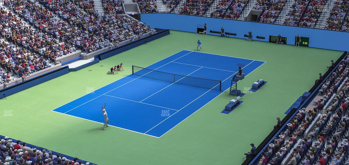 Arthur Ashe Stadium - Section 122 Seat View