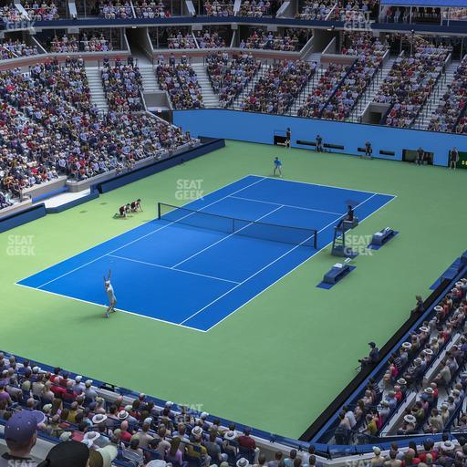 Arthur Ashe Stadium - Section 122 Seat View
