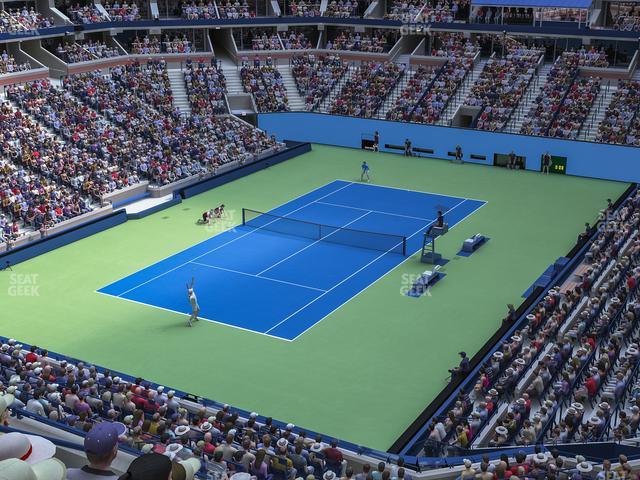 Arthur Ashe Stadium - Section 122 Seat View