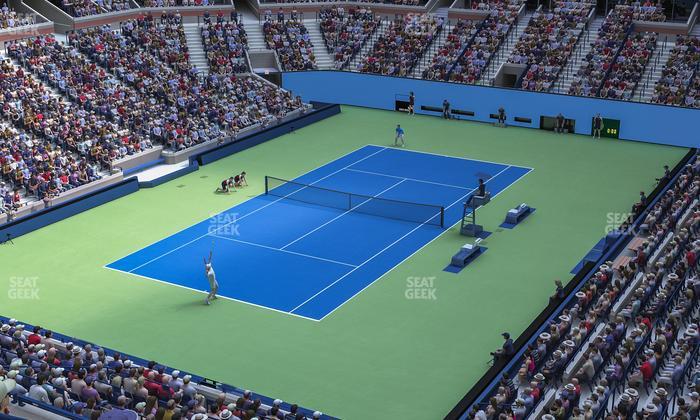 Arthur Ashe Stadium - Section 122 Seat View