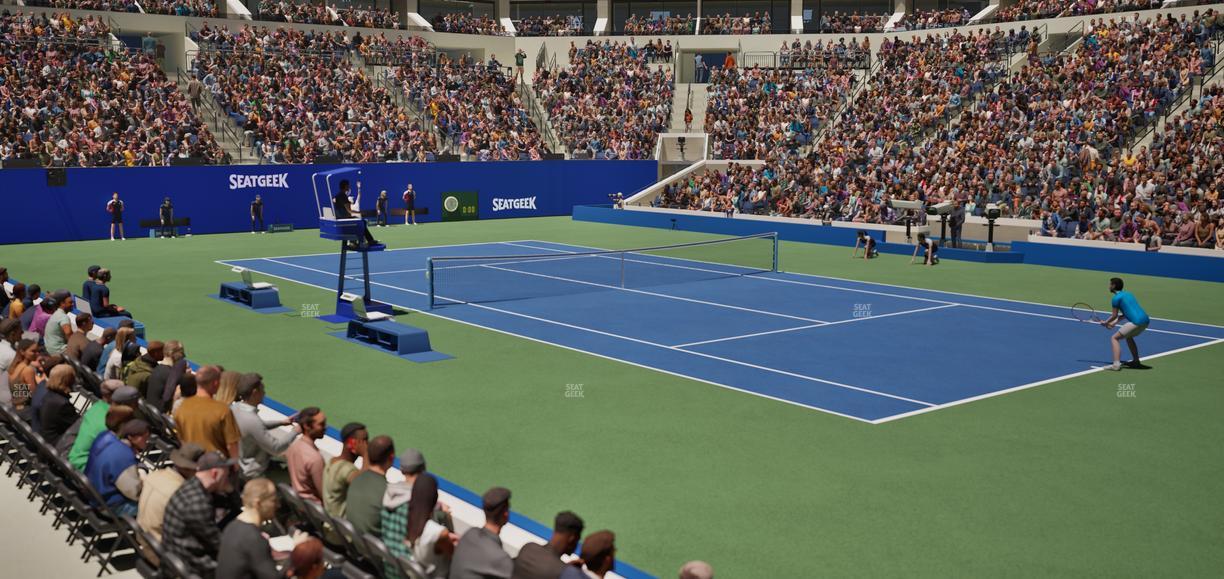 Arthur Ashe Stadium - Section 122 Seat View