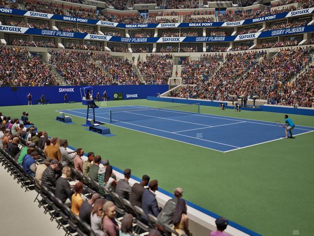 Arthur Ashe Stadium - Section 122 Seat View Arthur Ashe Stadium - Section 122 Seat View