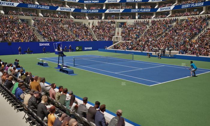 Arthur Ashe Stadium - Section 122 Seat View