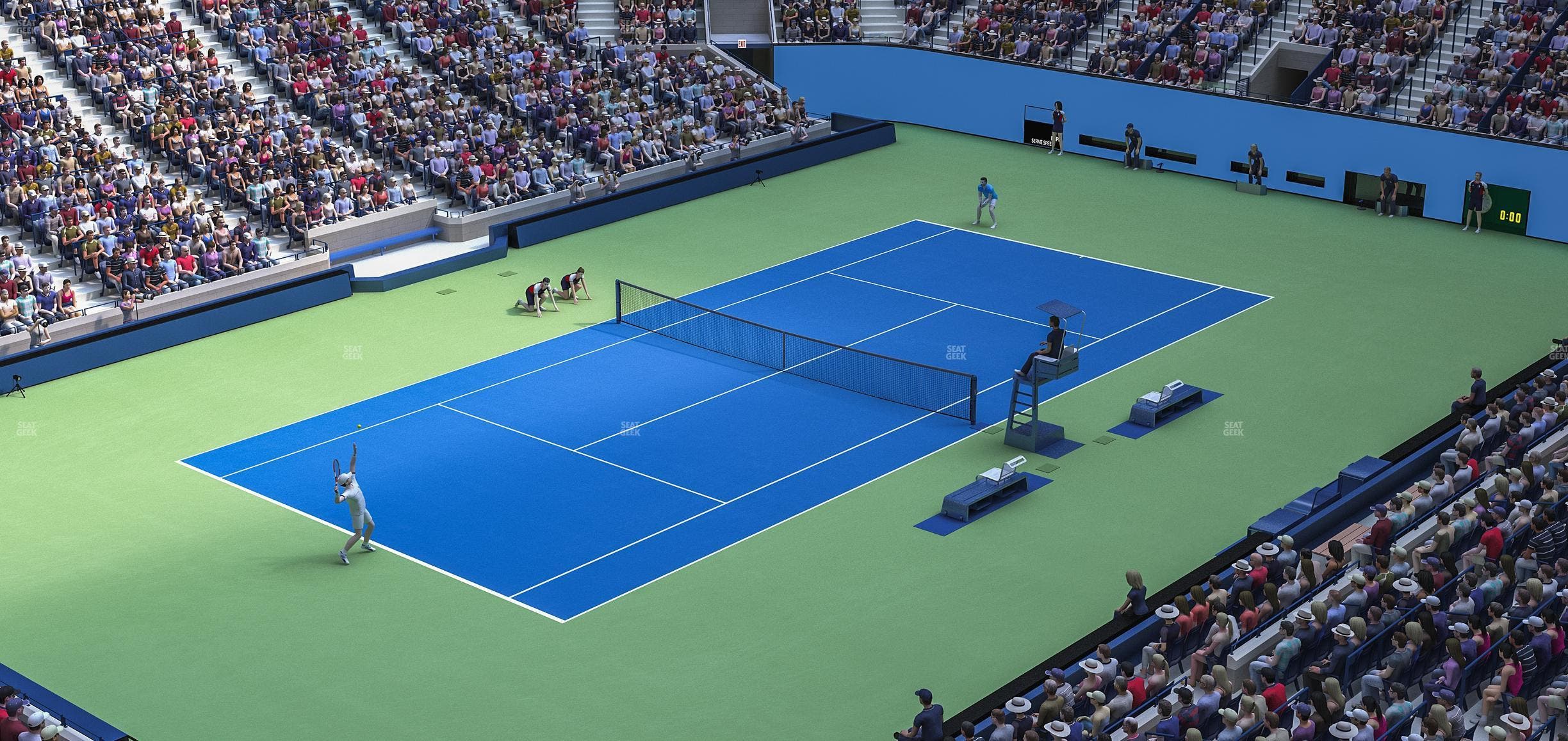 Arthur Ashe Stadium - Section 123 Seat View