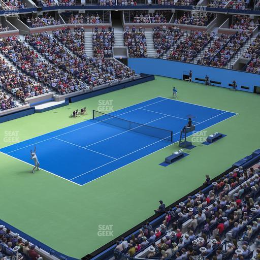 Arthur Ashe Stadium - Section 123 Seat View