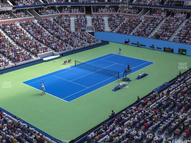 Arthur Ashe Stadium - Section 123 Seat View