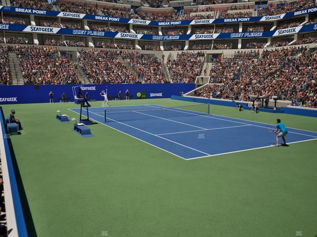Arthur Ashe Stadium - Section 123 Seat View Arthur Ashe Stadium - Section 123 Seat View
