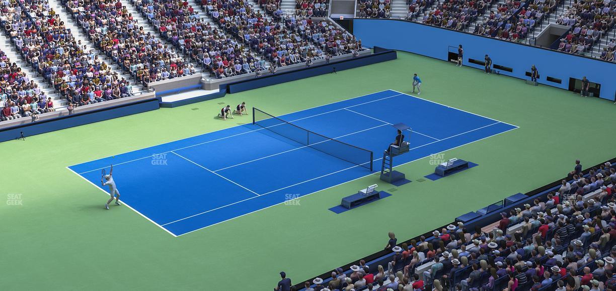 Arthur Ashe Stadium - Section 124 Seat View